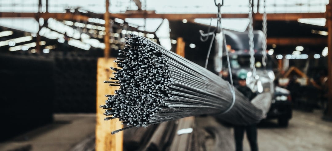 Varilla grado 6000 en fábrica lista para ser llevada a los almacenes de Mexlam